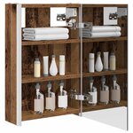 vidaXL Armoire Miroir de Salle de Bain Bois ancien 33 x 11 5 x 50 cm