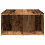 vidaXL Table basse vieux bois 90x67x33 cm bois d'ingénierie