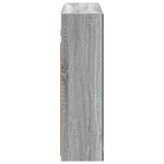 vidaXL Armoire Miroir de Salle de Bain Gris Sonoma 60 x 14 5 x 50 cm