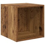 vidaXL Ensemble meuble TV 4 Pièces Vieux bois 37 x 37 x 142.5 cm
