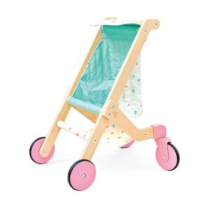 Hape E3607 - Poussette de poupée "Sweet Walks" en bois