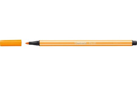 Feutre de dessin pen 68 pointe moyenne 1 mm orange stabilo