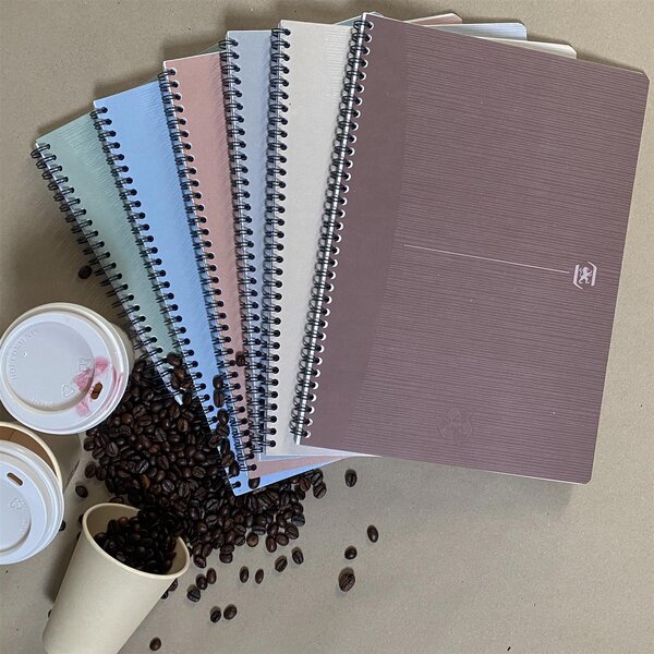 Cahier à spirale My Rec'Up A5 petits carreaux coloris aléatoires OXFORD