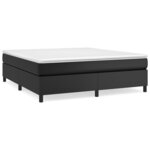 vidaXL Cadre de lit noir 160x200 cm similicuir