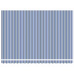 vidaXL Auvent rétractable automatique bleu et blanc 450x300 cm