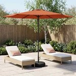 vidaXL Parasol de jardin 300 x 300 cm Polyester Rectangulaire