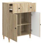 vidaXL Buffet Chêne Sonoma 66 x 34 5 x 90 cm Bois d'ingénierie