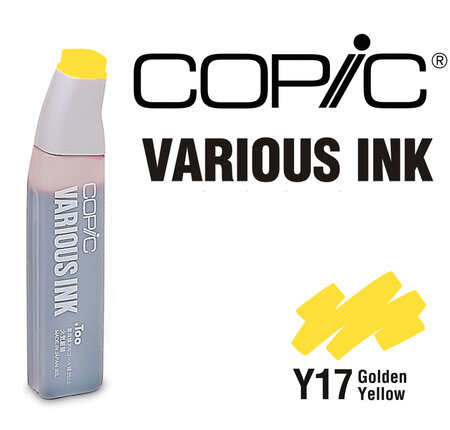 Encre Various Ink pour marqueur Copic Y17 Golden Yellow