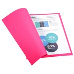Paquet de 100 chemises Foldyne 250 carte recyclée 240 grammes coloris rose fuchsia EXACOMPTA