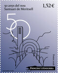 Timbre Andorre - 50 anys del nou Santuari de Meritxell