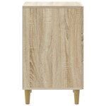 vidaXL Cabinet de chevet avec tiroir Chêne Sonoma 43 x 41 x 66 5 cm