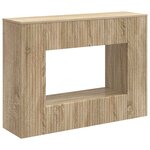 vidaXL Table console Chêne Sonoma 101 x 29 x 74 cm Bois d’ingénierie