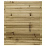 vidaXL Jardinière 60x60x68 5 cm bois de pin imprégné