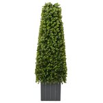 Plante artificielle Eucalyptus avec pot 27x27x90 cm Vert