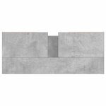 vidaXL Armoire salle de bain gris béton 80x33x60cm bois d'ingénierie
