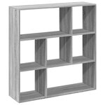 vidaXL Étagère séparatrice de pièce sonoma gris 102x29x103 5 cm