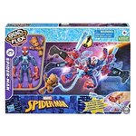 Marvel spider-man - bend and flex - missions spider-man mission dans l'espace - figurine flexible  15 cm  pour enfants des 4 ans