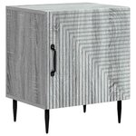 vidaXL Cabinet de chevet 2 Pièces Sonoma gris 43 x 34 5 x 50 cm