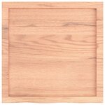 vidaXL Étagère murale marron clair bois chêne massif traité