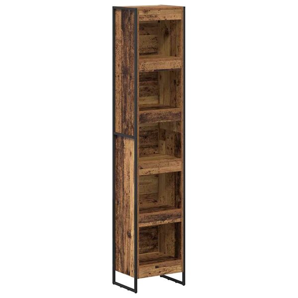 vidaXL Bibliothèque Bois Ancien 80 x 30 x 155 cm Bois d'ingénierie