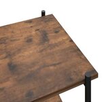 vidaXL Étagère à 5 niveaux noir et naturel 80x40x163 cm