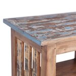 vidaXL Table de chevet 41x30x50 cm bois d'acajou massif