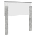vidaXL Tête de lit Gris béton 80 cm Bois d'ingénierie