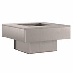 vidaXL Braise Marron 60 x 60 x 30 cm Acier résistant aux intempéries