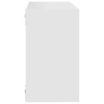vidaXL Étagères cube murales 2 Pièces Blanc 26x15x26 cm