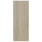 vidaXL Armoire à chaussures Chêne Sonoma 60x35x92 cm Bois d’ingénierie