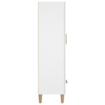 vidaXL Buffet Blanc 70x31x115 cm Bois d'ingénierie