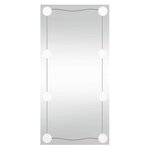 vidaXL Miroir mural avec lumières LED 30x60 cm verre rectangulaire