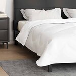 vidaXL Couettes & Duvets Blanc 240 x 200 cm Microfibre