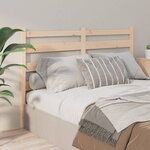 vidaXL Tête de lit 126x4x100 cm Bois massif de pin