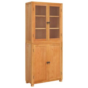 vidaXL Ensemble de meubles de rangement avec étagère 2 Pièces Naturel