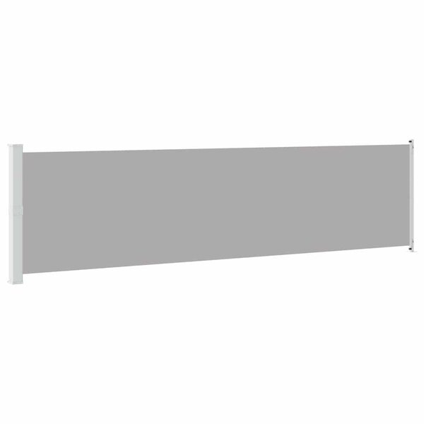 vidaXL Auvent latéral rétractable de patio 600x160 cm gris