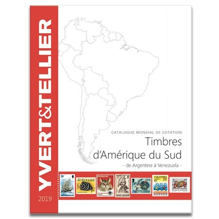 AMERIQUE DU SUD - 2019 (Catalogue des timbres des pays d'Amérique du Sud)