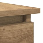 vidaXL Table console avec tiroirs chêne artisanal 85 5x38 5x74 5 cm