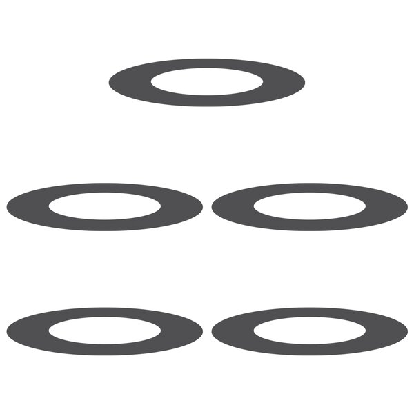 vidaXL Pots en plastique Noir Plastique Grand Durable Pot en plastique