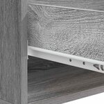 vidaXL Table basse Sonoma gris 49 x 50 x 42 cm Bois d'ingénierie