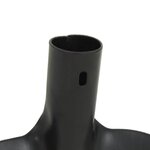 vidaXL Tête de pelle Noir 34 5 x 24 cm Acier enduit de poudre
