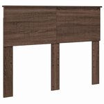 vidaXL Tête de lit Chêne brun 120 cm Bois d'ingénierie