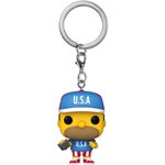 Porte-clés Funko Pocket Pop! Simpsons - USA Homer