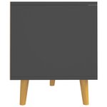 vidaXL Meuble TV gris 90x40x48 5 cm bois d'ingénierie