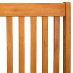 vidaXL Chaise longue inclinable et pliable 2 Pièces 55 x 146 x 91 cm