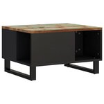 vidaXL Table basse 60x50x35 cm bois de récupération massif