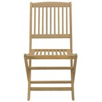 vidaXL Chaises de jardin pliantes lot de 6 48 5x57x90 cm bois d'acacia