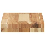vidaXL Étagères flottantes 2 Pièces 40x20x4 cm acacia massif à l'huile