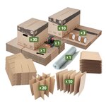 Pack and Move - Kit déménagement complet + 1 adhésif offert