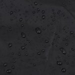 vidaXL Housse de parapluie de jardin noir 136x25/23 5 cm oxford 420D